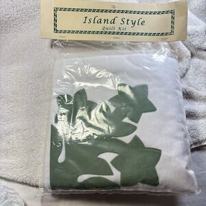 *NEW* Vtg Hawaii Island Style Beginner 16" Pillow Quilt Kit Pattern Plumeria